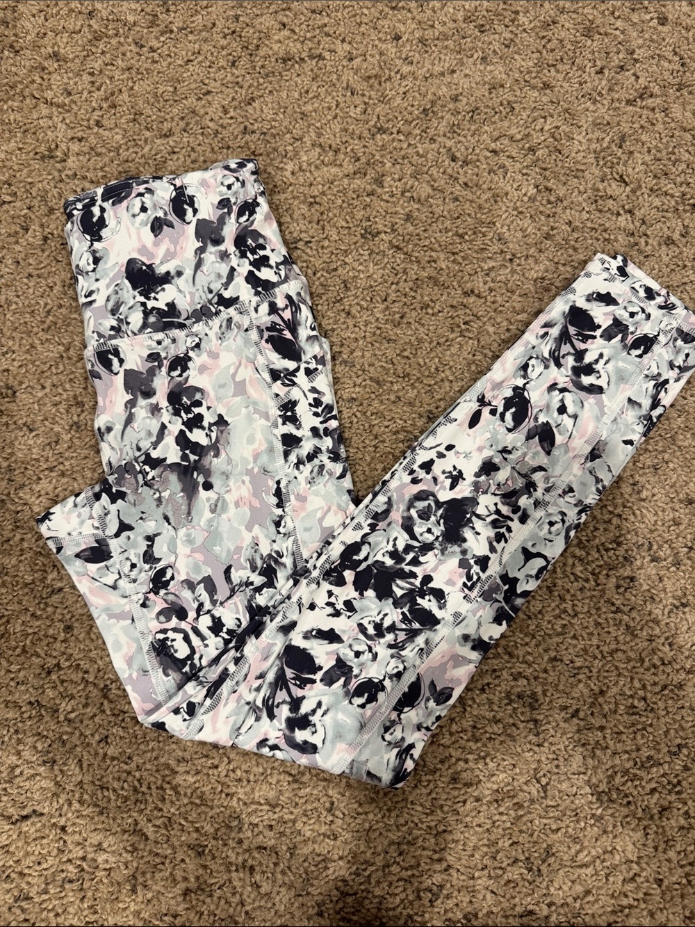 Gaiam Women’s Floral Print Leggings xs